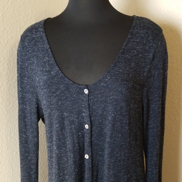 Soft Surroundings Asymmetric Button Front Cardigan - Picture 2 of 8